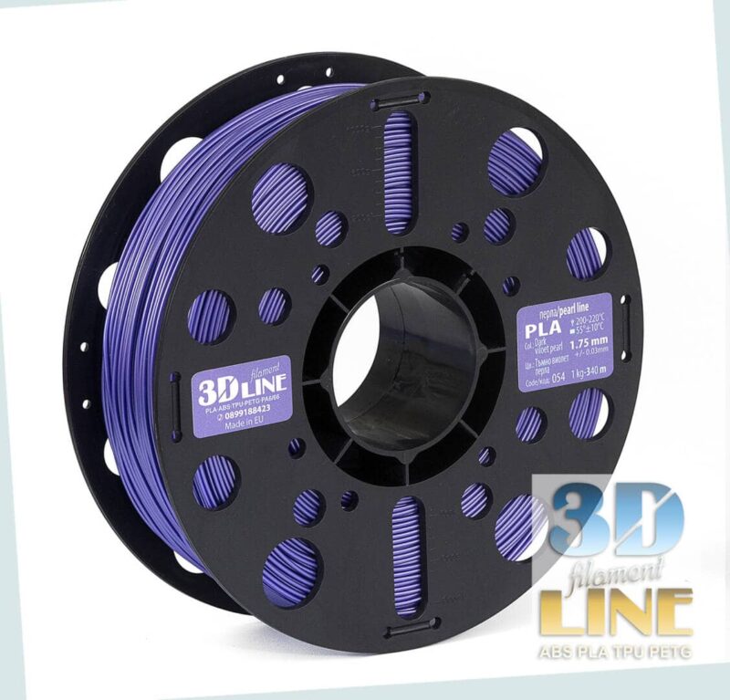 PLA - Dark Violet Pearl 3DLine (made in Bulgaria)