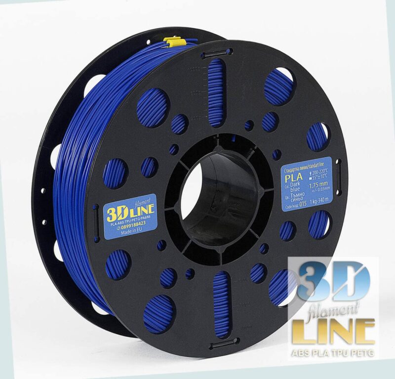 PLA - тъмно синьо 3DLine (произведено в България)