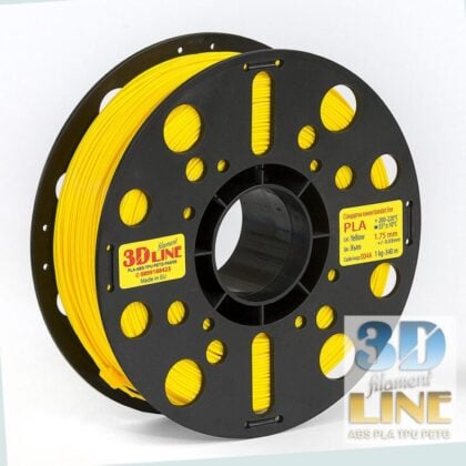 PLA - жълто 3DLine (произведено в България)