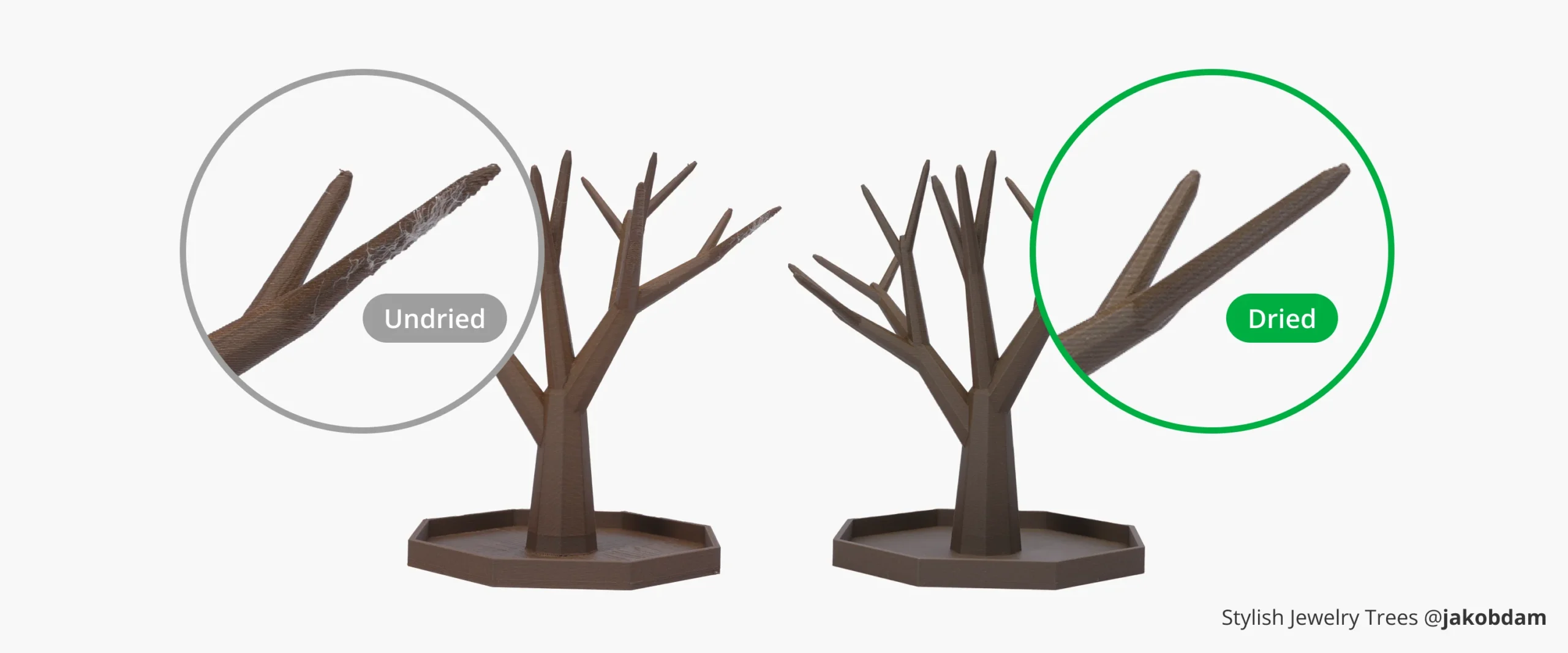PLA WOOD - Nuc negru - Bambu Lab