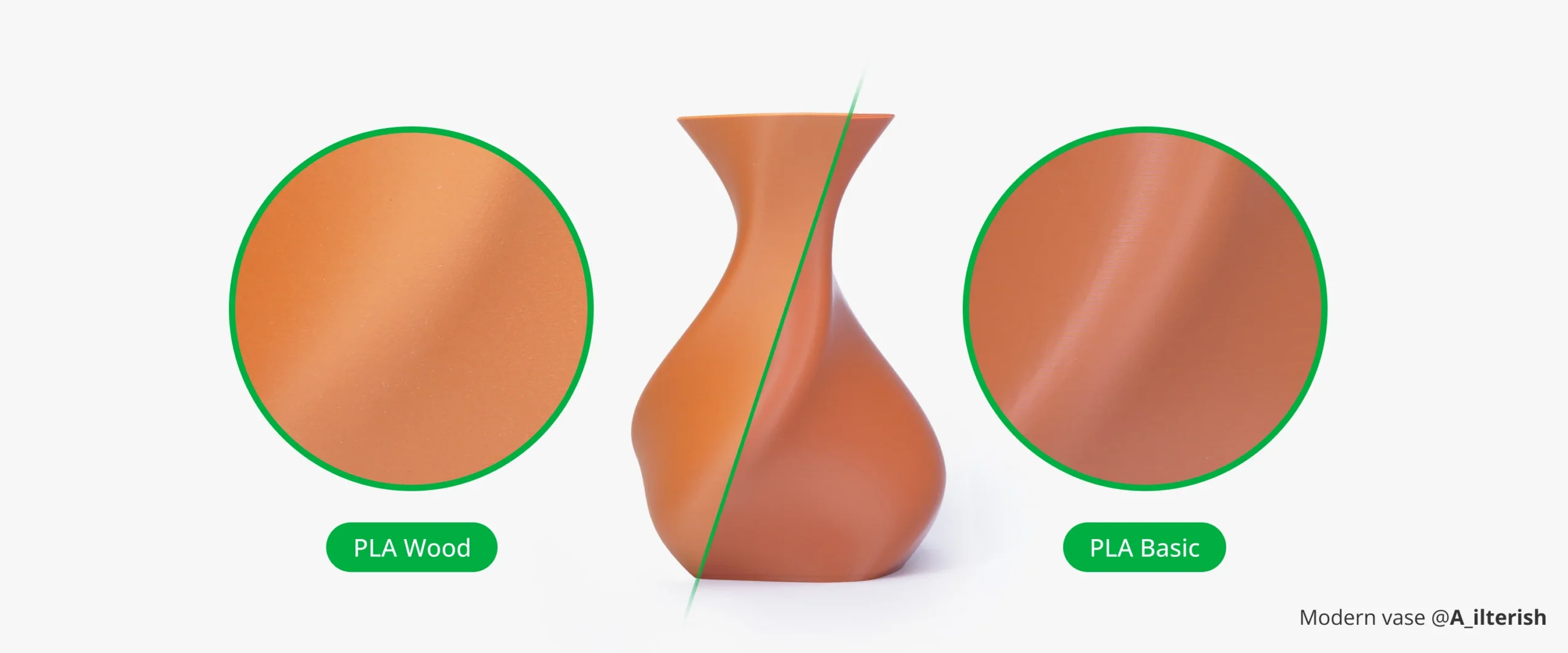 PLA WOOD - Nuc negru - Bambu Lab