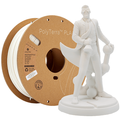 PolyTerra PLA - white cotton POLYMAKER