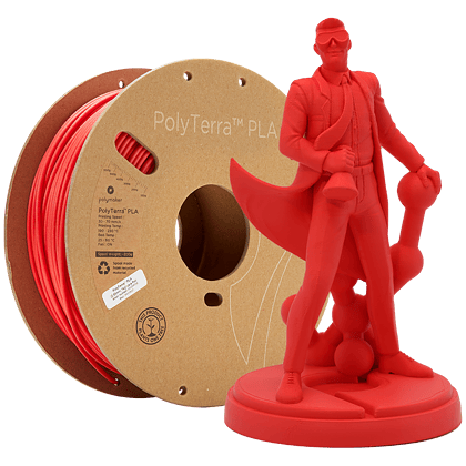 PolyTerra PLA - red lava POLYMAKER