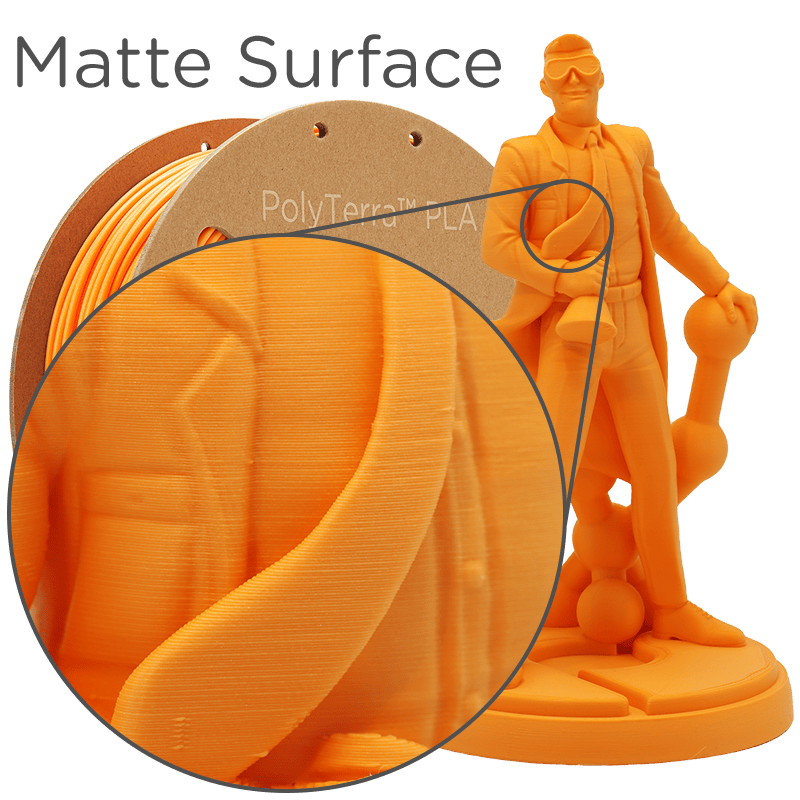 PolyTerra PLA - orange sunrise POLYMAKER - Image 4
