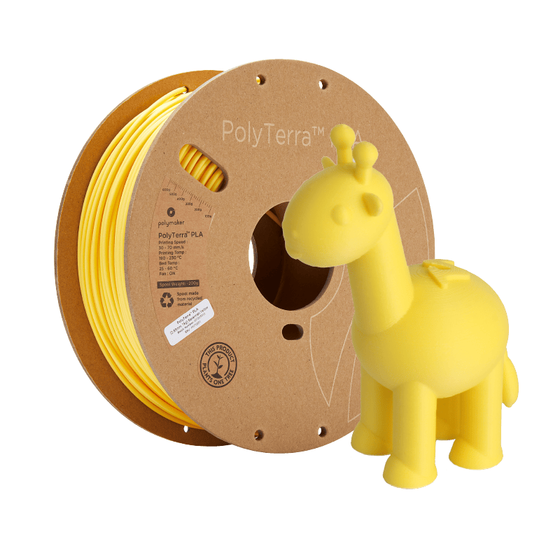 PolyTerra PLA Savanna Yellow 1000g Polymaker - Image 4