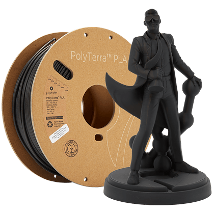 PolyTerra PLA - carbon black POLYMAKER