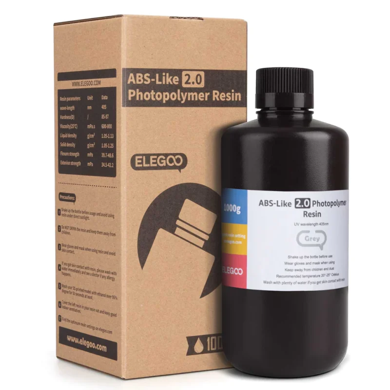 ABS like V2.0 resin- grey Elegoo - Image 2