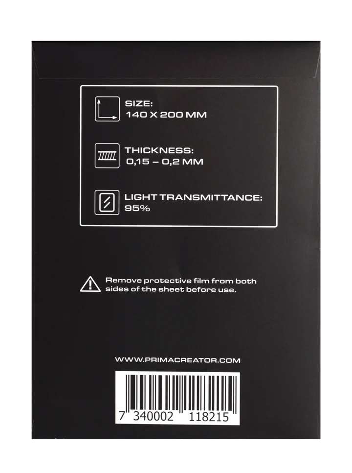 FEP film 140×200-PrimaCreator 5pcs. - Image 4