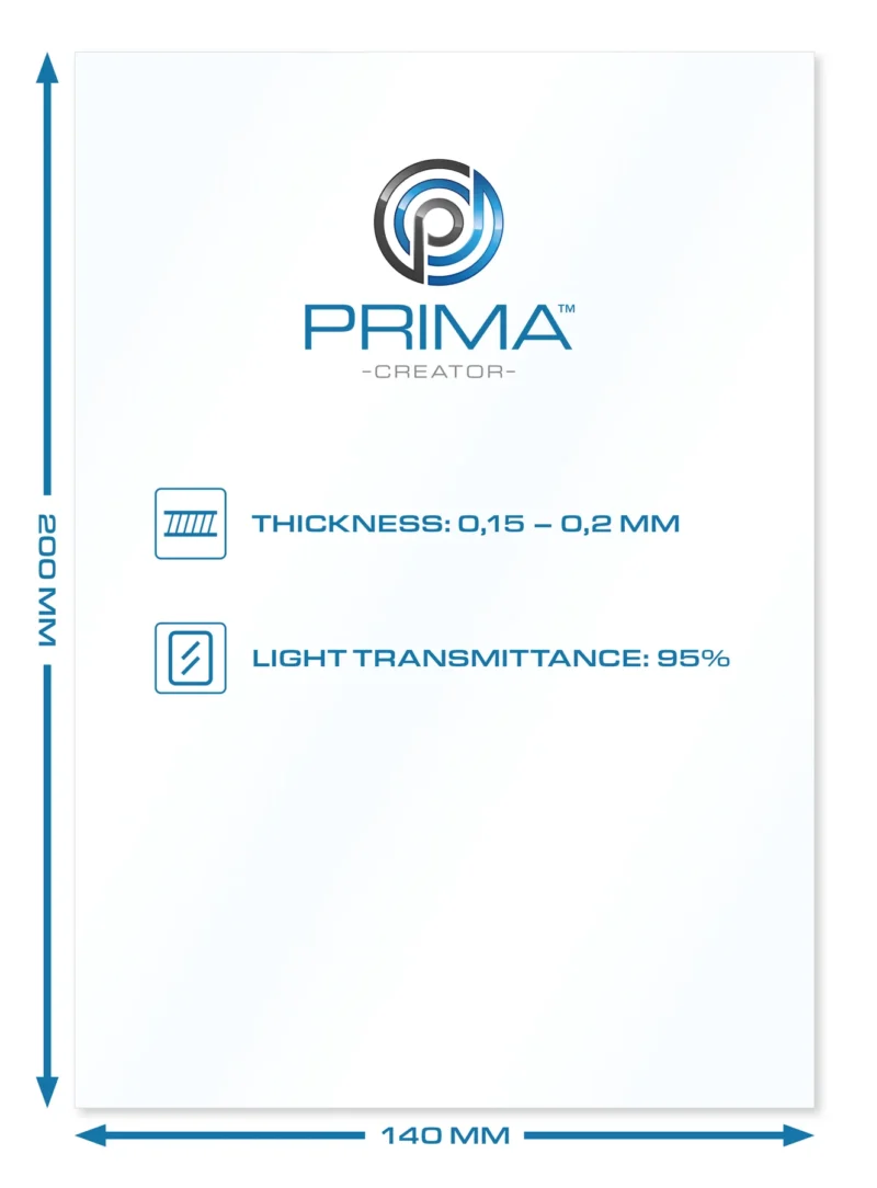 FEP film 140×200-PrimaCreator 5pcs. - Image 2