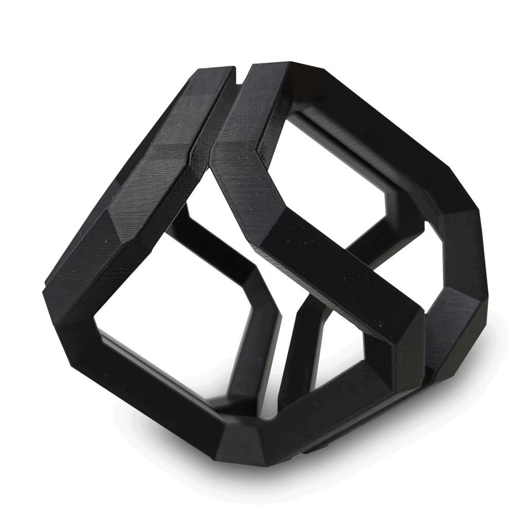 R ABS Filament - Anthracite - 100% Recycled (Fiberlogy) - Image 5
