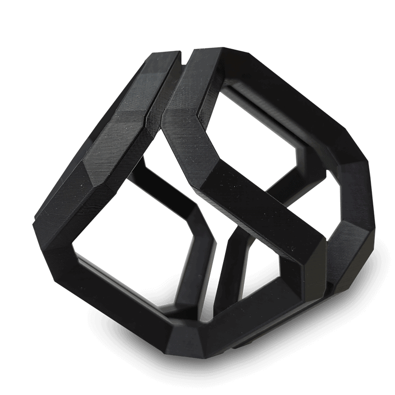 R ABS Filament Refill - Black 100% Recycled (Fiberlogy) - Image 5