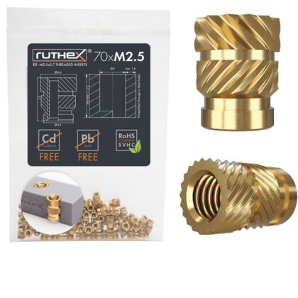Set of inserts M2.5 - 70pcs.