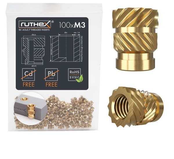 Set of inserts M3 - 100pcs.