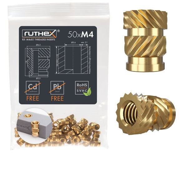 M4 insert set 50pcs. - Ruthex