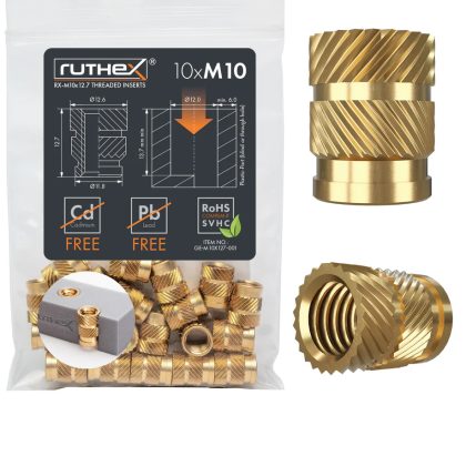 Set of inserts M10 - 10pcs. - Ruthex
