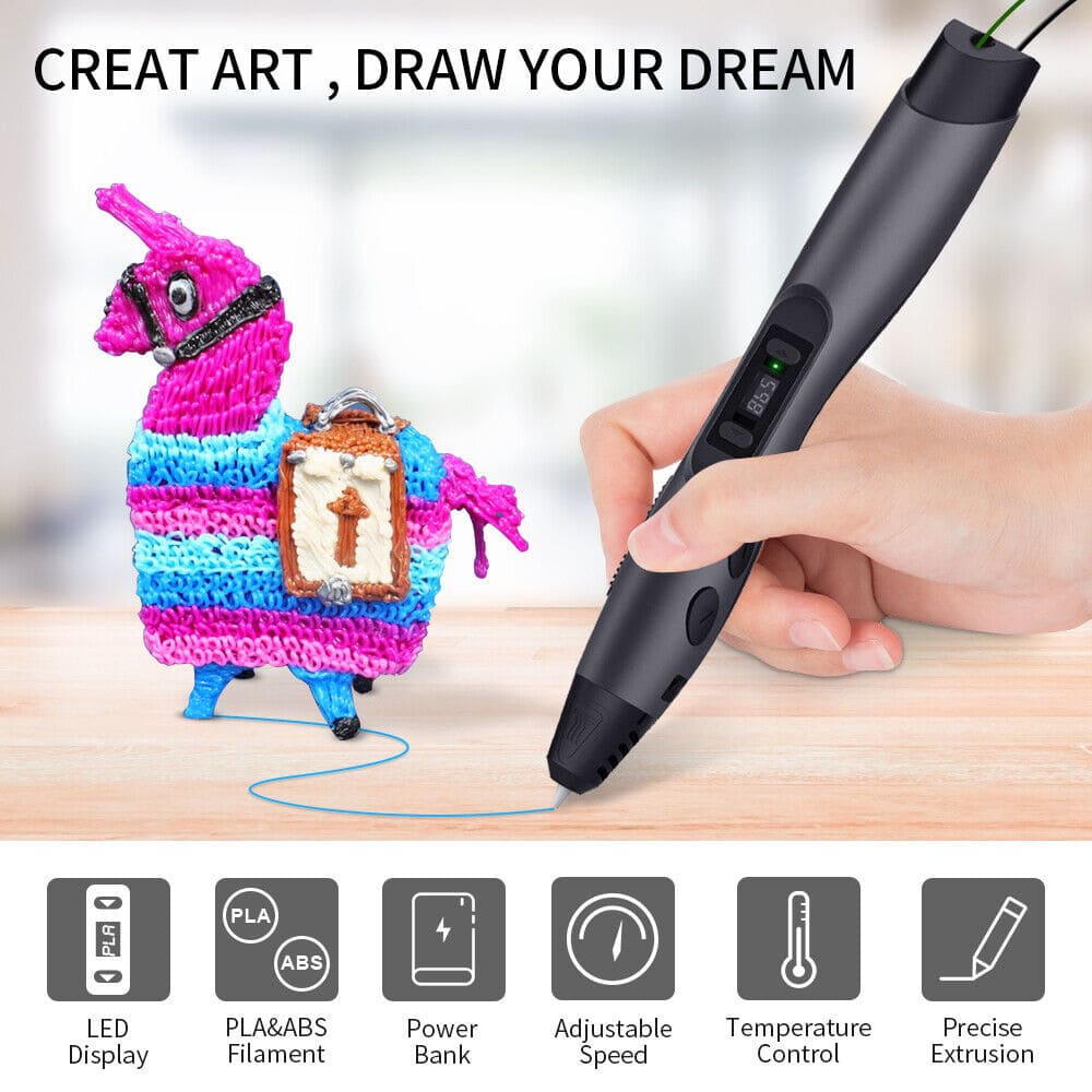 3D ballpoint pen - Black - SUNLU - Image 4