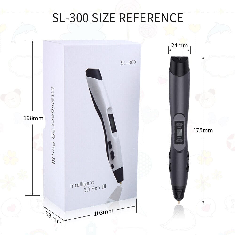 3D ballpoint pen - Black - SUNLU - Image 2