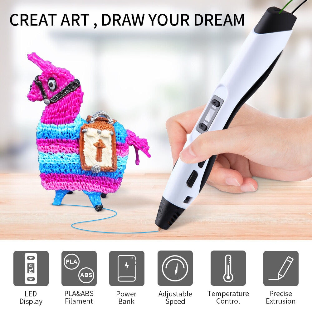 3D ballpoint pen - White - SUNLU - Image 5