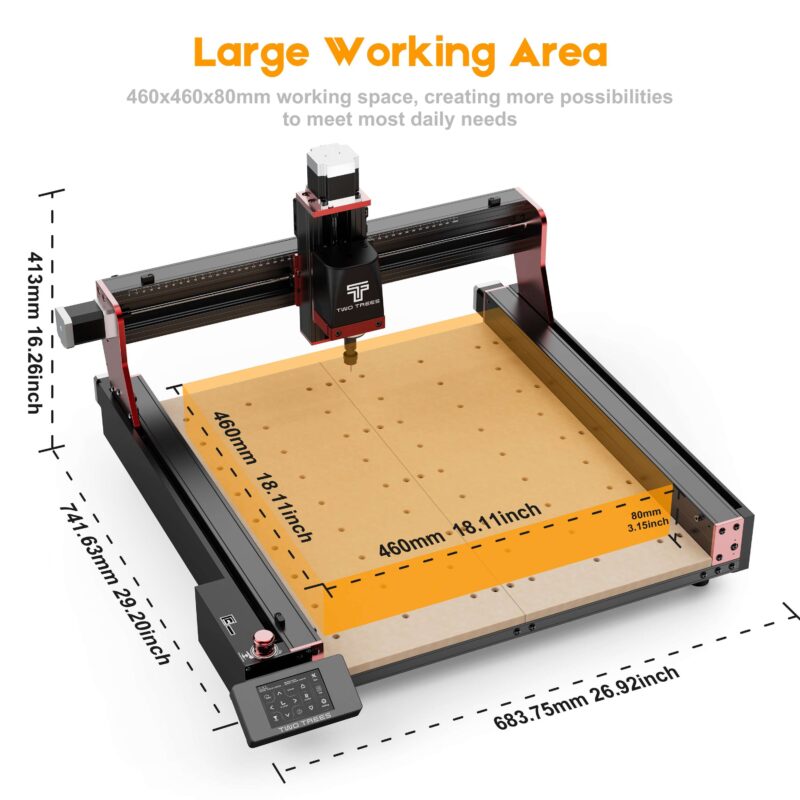 CNC machine TwoTrees TTC450 Pro - Image 3