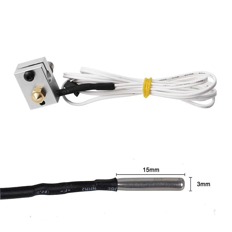 High Temperature Thermistor HT-NTC100K 50℃ - Image 3