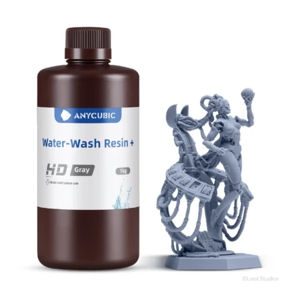 Water-Wash Resin+ - 1 L. - grey - HD Gray- ANYCUBIC - resin